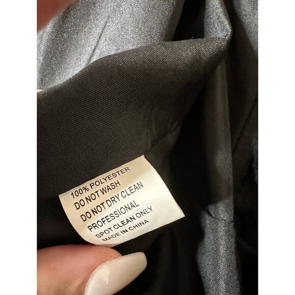 NWT Mac Duggal Strapless Bow Mermaid Gown 49701 Women's Black Size 14 - Picture 5 of 6